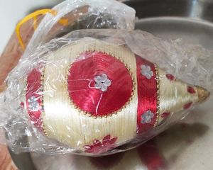 Decorated shrifal (shagun nariyal)
