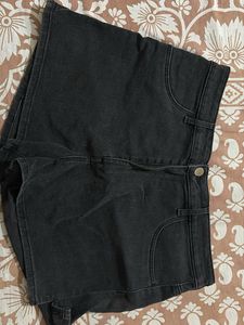 Black H &M Denim Shorts