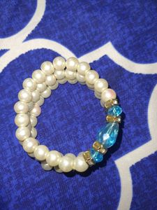 Heart Charm Beaded Bracelet