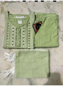 Elegant Green Kurta Set with Dupatta