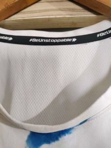 Trendy White Graphic Jersey