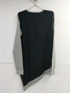Men's Classic Black T-Shirt with Grey Trim