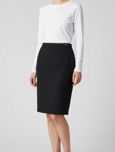 Classic Black Pencil Skirt
