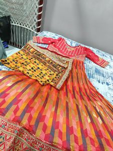 A Beautiful Gown With Dupatta
