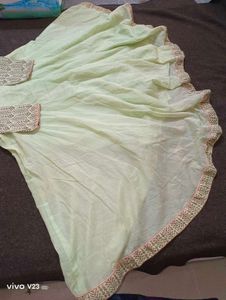 BIBA Brand Unused Light Green Anarkali Kurti
