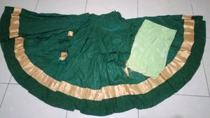 Emerald Green Lehenga Choli Set