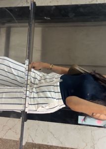 Striped Wide-Legged Pants