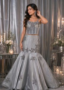 Stunning Sequin Embellished Lehenga Set