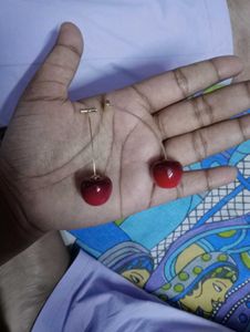 Cute Cherry Drop Earrings
