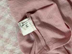 pink cardigan