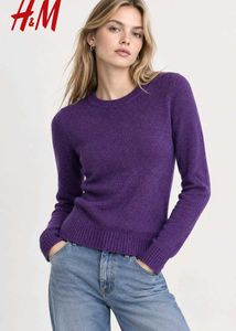 H&M Vibrant Purple Knit Sweater