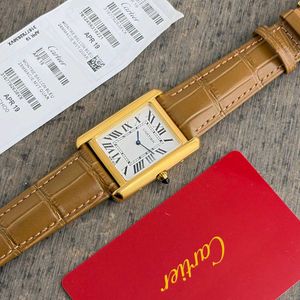 CARTIER👉🏽 TANK W1529856👉🏽 Size 34MM PREMIUM QU