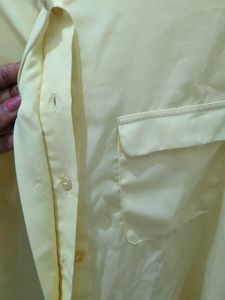 Chic Yellow Button-Up Shirt