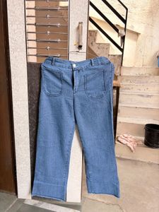 High-Waisted Flare Jeans