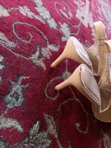 Women's Tan Slingback Heels