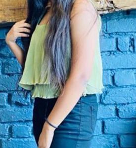 Light Green Layered Tank Top