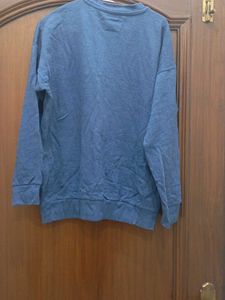 Blue Graphic Sweatshirt