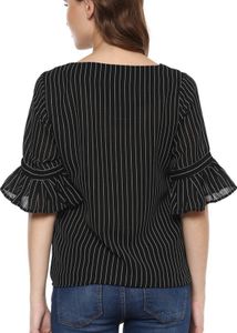 Striped Bell Sleeve Top