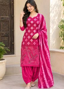 Traditional Bandhani suit matiriyal 👗