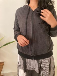 Black Grey Hoodie