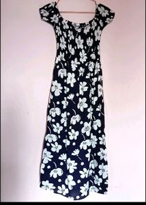 WOMEN OFF SHOULDER  FLORAL DRESS