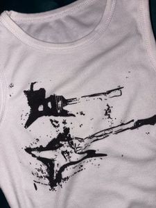 Graphic Print Tank Top