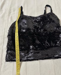 Sparkling Designer Sequin Cami Top/ Blouse