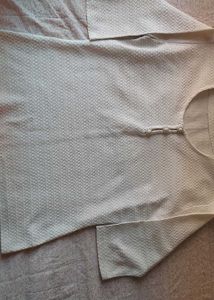 desi White Long Sleeve Top