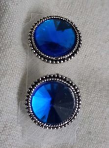 Stunning Blue Gemstone Earrings