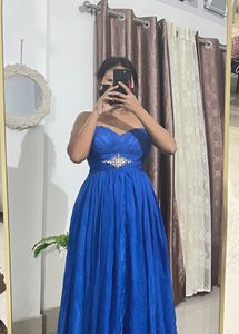 Stunning Royal Blue Evening Gown