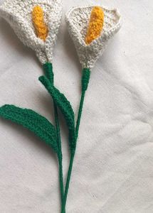 Crochet Lily Flower ( set of 2)