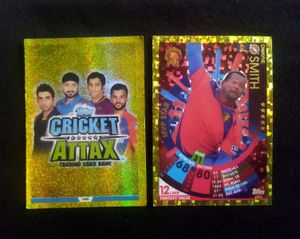 Topps Cricket Attax Gold Cards