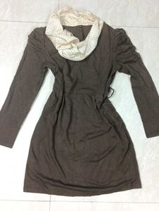 Chic Polka dot Long sleeves dress