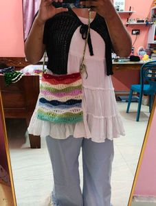 Handmade Crochet beach bag