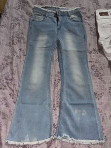 Light Wash Flare Jeans