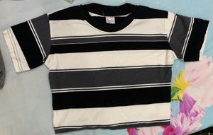 Striped Crop Top