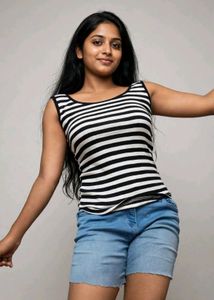 Striped Sleeveless Top