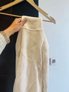 Cream Cable Knit Sweater