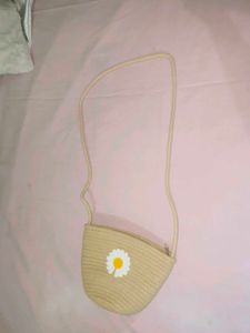brand new Daisy Straw Crossbody Bag