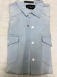 Men's Premium Light Blue Denim Shirt