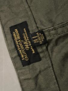 green cargo skirt