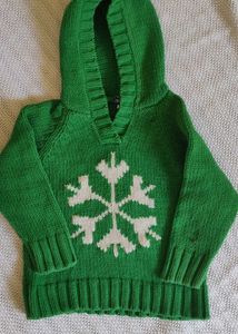 GAP GREEN HOODIE FOR TODDLERS
