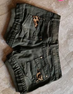 Tiger Print Shorts
