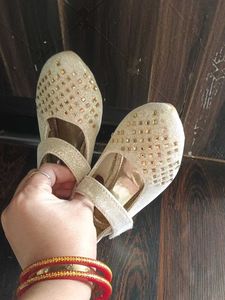 Sparkly Gold Girls' Shoes