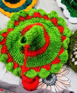 Laddu Gopal Fancy Woolen Velvet Dress