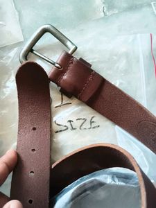 Classic Brown Leather Belt