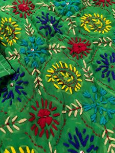 Vibrant Embroidered dupatta