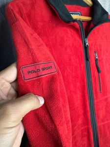 Ralph Lauren Polo Sport Red Fleece Jacket