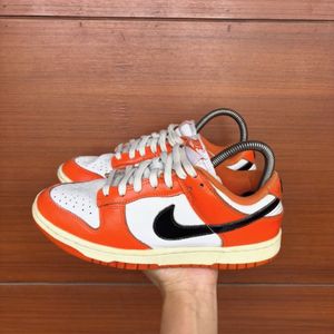 Nike Dunk Low Orange White Sneakers