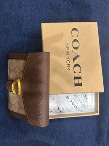 Coach Signature Canvas Wallet